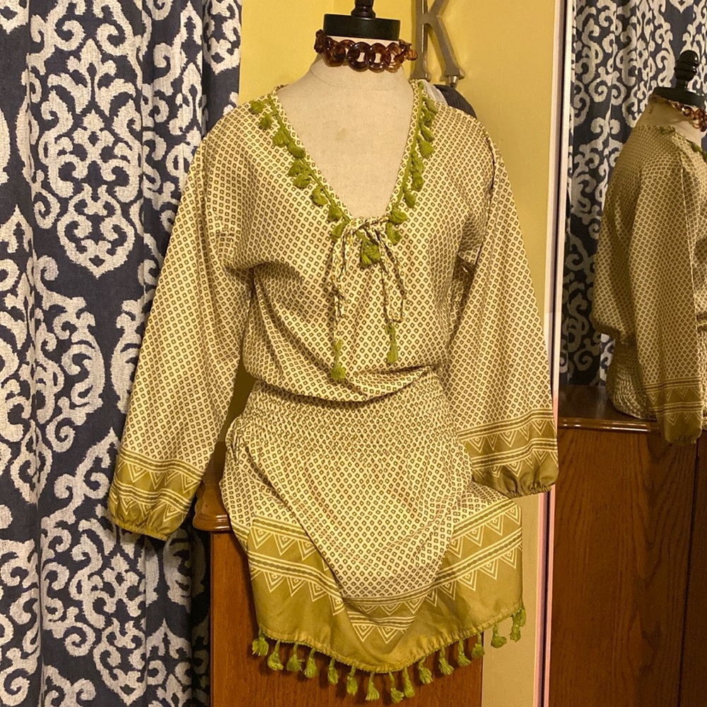 Fun Green Mini Dress
